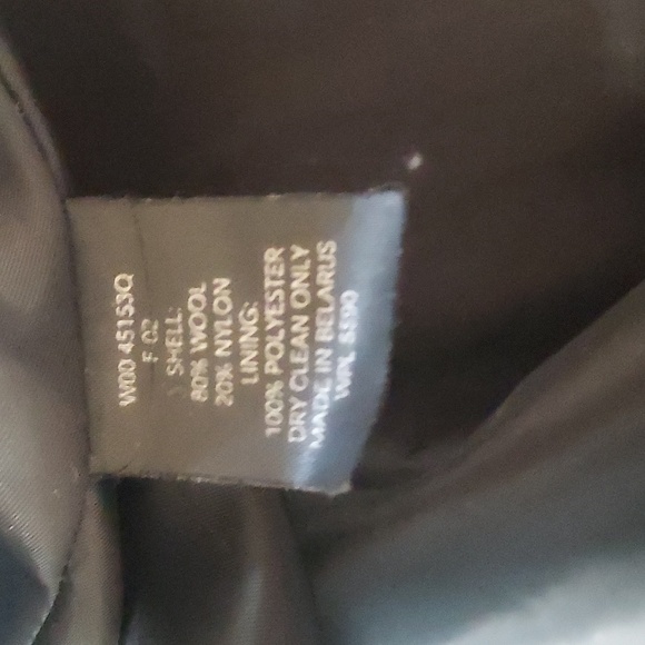 DKNY- TRENCH WRAP COAT-Size 10: Black - Picture 7 of 8